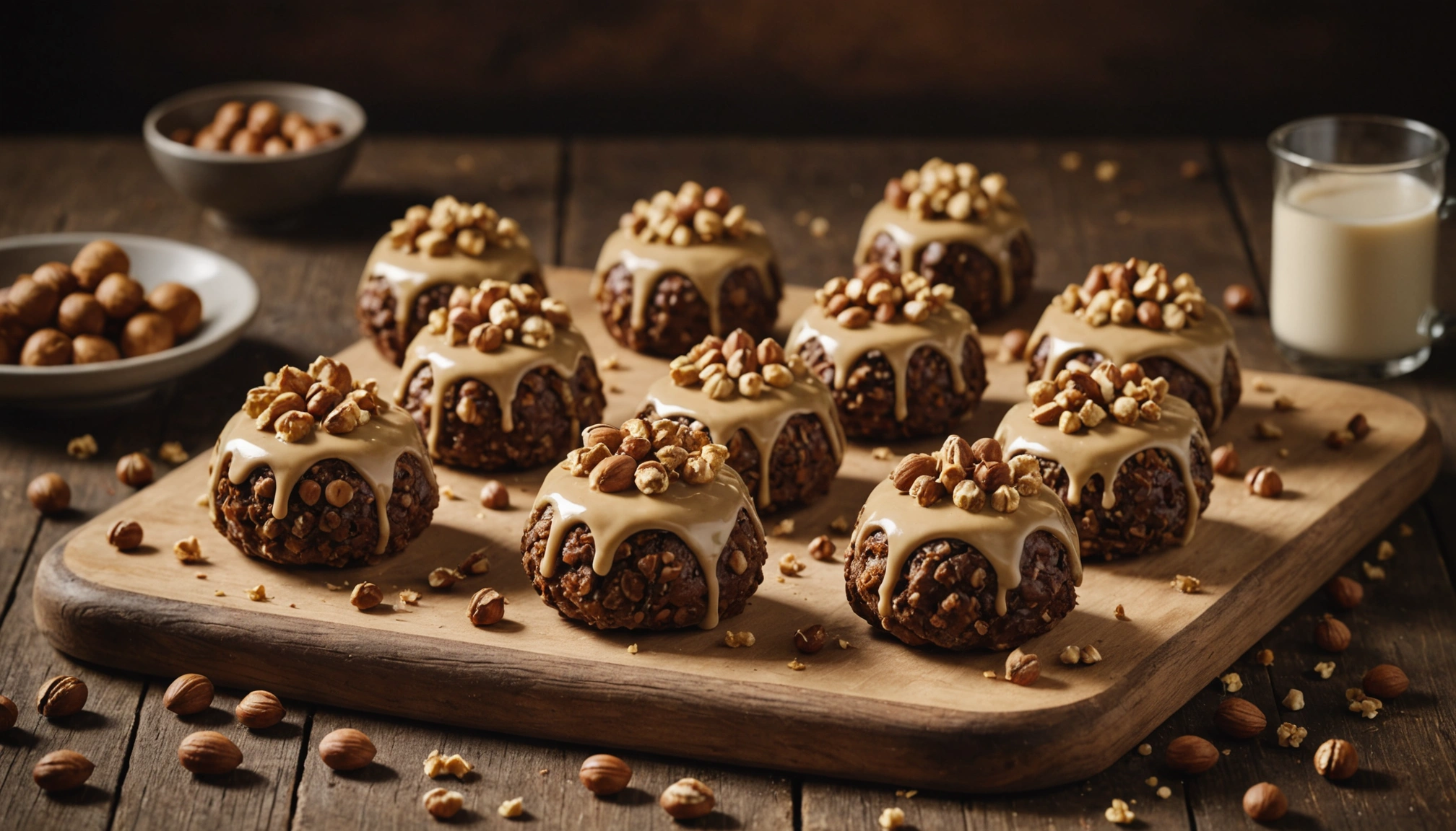 glaçage rocher noisette